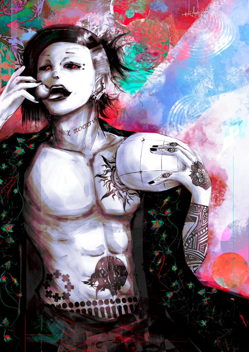 inthesilentway's tweet image. Uta #tokyoghoul #fanart #manga #DigitalArtist