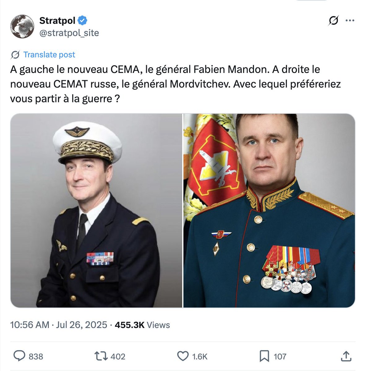 TheSuperFella's tweet image. Xavier La Morue n'a plus de limites et incite avec l'énergie du désespoir les Français à partir en guerre avec les ruSSo-nazis.
Il est temps que les traitres soient châtiés. Quels mots avez-vous pour eux ?