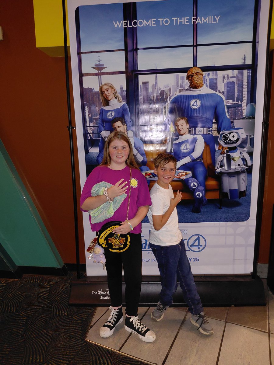 ChaseBanks8384's tweet image. We loved Fantastic 4. Plus it was only 83° out today so we took advantage of it.
