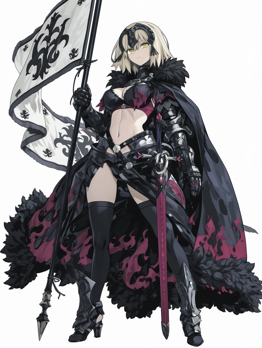 koko_0316a's tweet image. 邪ンヌ　ジャンヌダルクオルタ(Jeanne d&apos;Arc Alter)       
#FGO #FGO10周年