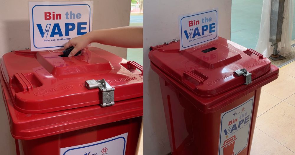 HSA won't trace identities of those who throw away e-vaporisers into red 'vape bins'. No penalties too. bit.ly/4lQTlGf