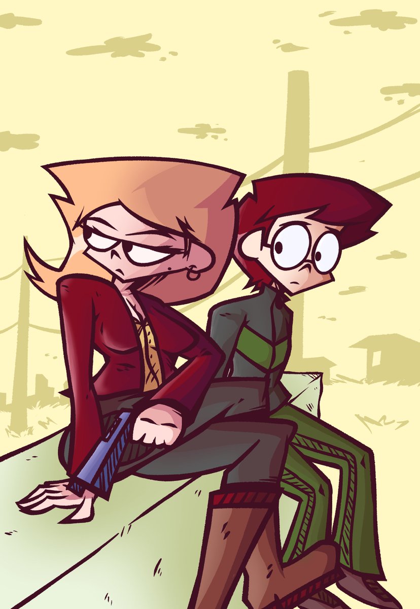 clunkertons's tweet image. Haven&apos;t been drawing so I could focus on my webcomic. Here&apos;s art from earlier this year. #oc