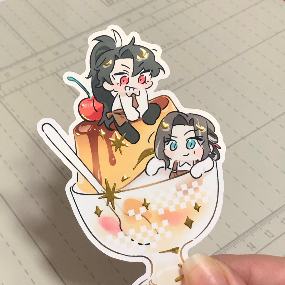 스티커 사진 찍어둔 게 있어서
유부혜연이 귀엽지 않나요☺️