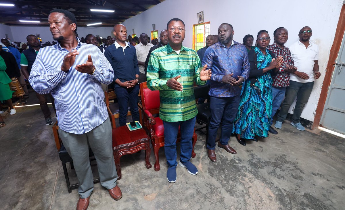 HonWetangula's tweet image. This morning, I am attending Holy Mass at St. Peter’s Catholic Church in Sirisia Constituency, joining fellow faithful in prayer and communion.
God’s word uplift in prayer as we draw strength from the Gospel of Christ Jesus.
“For where two or three gather in my name, there am…