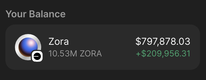**k!! Just made $1,00,000 and I’m giving away 10 $ETH

I will be helping 10 of you guys (1E) per each. It can be used to buy your first memecoin or to buy your first Crypto.

Just RETWEET, drop your ADDRESS and make sure you’re a FOLLOWER.

Let’s go fam 🤎 $ZORA