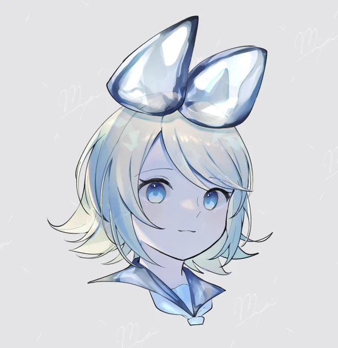 暑いからこおりんちゃnん描いた #鏡音リン