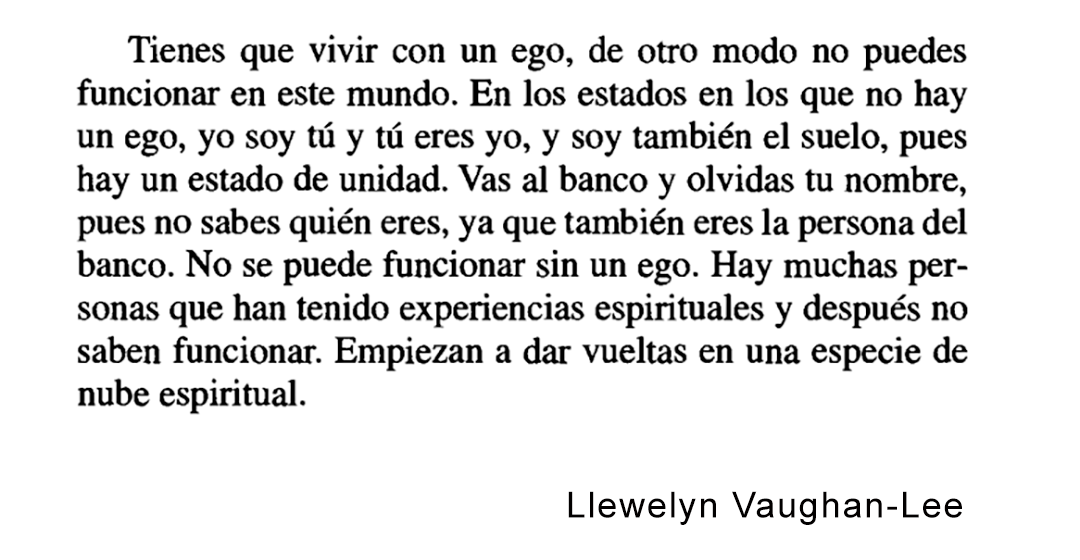 Acerca de la importancia del ego que muchos buscadores espirituales sueñan con destruir.