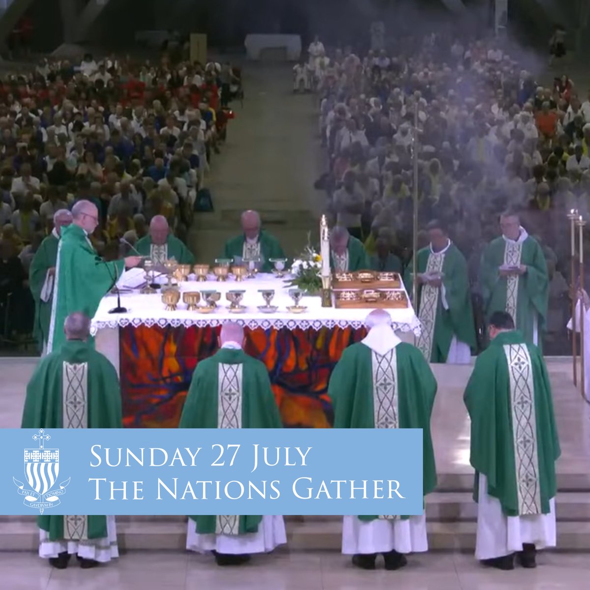 Roman Catholic Diocese of Arundel & Brighton (@abdiocese) on Twitter photo This morning, Bishop Richard and our Lourdes pilgrims will gather with thousands for the International Mass. Watch live on the <a href="/lourdes_france/">Sanctuaire Notre-Dame de Lourdes</a> YouTube page.
We thank God for the universality of our faith and the Church’s wonderful diversity.
Read more: abdiocese.org.uk/news/lourdes-2… This morning, Bishop Richard and our Lourdes pilgrims will gather with thousands for the International Mass. Watch live on the <a href="/lourdes_france/">Sanctuaire Notre-Dame de Lourdes</a> YouTube page.
We thank God for the universality of our faith and the Church’s wonderful diversity.
Read more: abdiocese.org.uk/news/lourdes-2…
