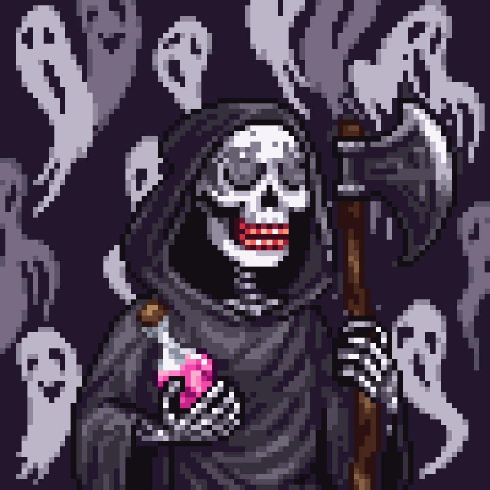 Underworld_NFTs's tweet image. This is your daily GM from the crypt.
Say it back to summon your chance to win a Necropolis NFT. 🔮