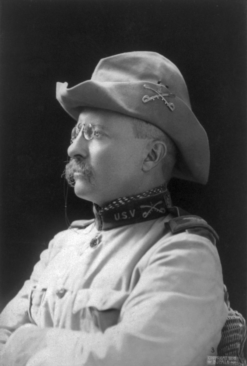 HistoryofWarMag's tweet image. Inside issue 148 - Heroes of the Medal of Honor: Theodore Roosevelt. Michael E Haskew tells of the future president's heroic charge on 1 July 1898 in the Spanish-American War.
➡️ Buy Today: history-of-war.visitlink.me/aFYo7M
Image: United States Library of Congress Prints and Photographs