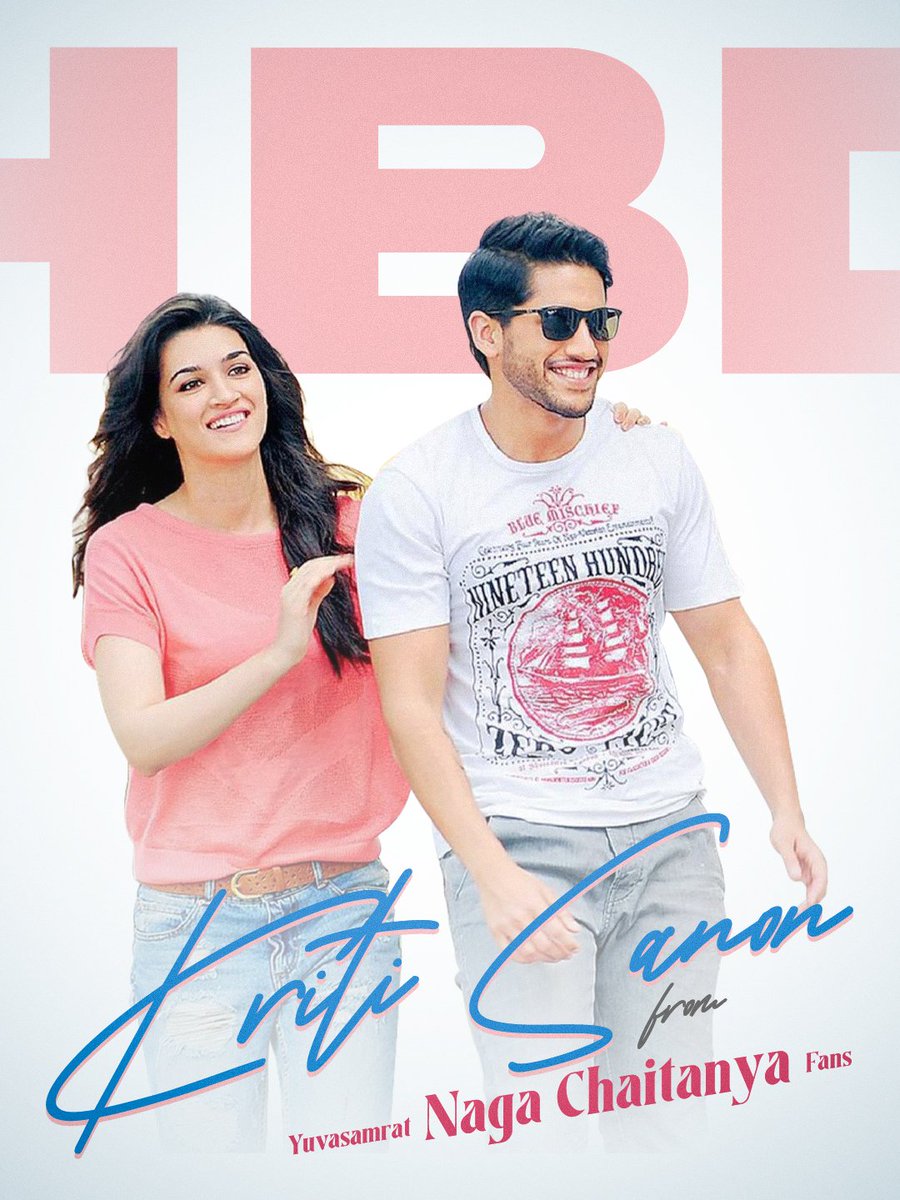 ChayAkkineni_FC's tweet image. Wishing the gorgeous actress @kritisanon a very Happy Birthday. Sending best wishes from Yuvasamrat @chay_akkineni Fans ❤️
#HBDKritiSanon