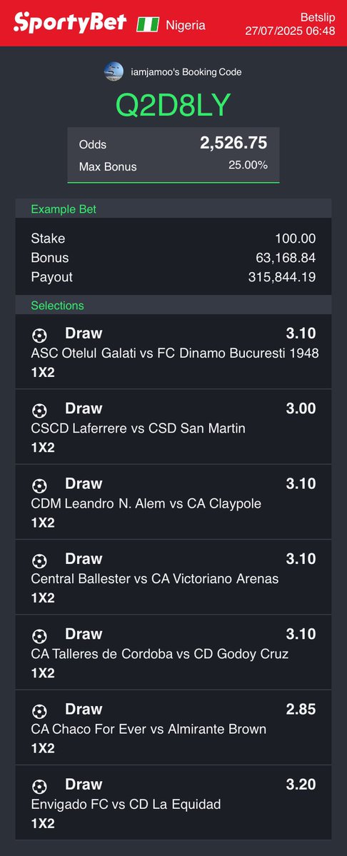 J A B ๐ค (@babsjamoo) on Twitter photo Y9FG2J 6/6 637 odds
YRZ9DL 6/6 733 odds
Q2D8LY 7/7 2.5k odds
<a href="/OluwatosinOlus9/">SLEEKTโค๏ธ๐คโค๏ธ</a> <a href="/KakiJunior1/">Kaki Junior</a> <a href="/KidinkArmani1/">Kรฏdรฏรฑkโ๐พArmรขรฑรฏ</a> ๐ฅ๐ฅ๐ Y9FG2J 6/6 637 odds
YRZ9DL 6/6 733 odds
Q2D8LY 7/7 2.5k odds
<a href="/OluwatosinOlus9/">SLEEKTโค๏ธ๐คโค๏ธ</a> <a href="/KakiJunior1/">Kaki Junior</a> <a href="/KidinkArmani1/">Kรฏdรฏรฑkโ๐พArmรขรฑรฏ</a> ๐ฅ๐ฅ๐