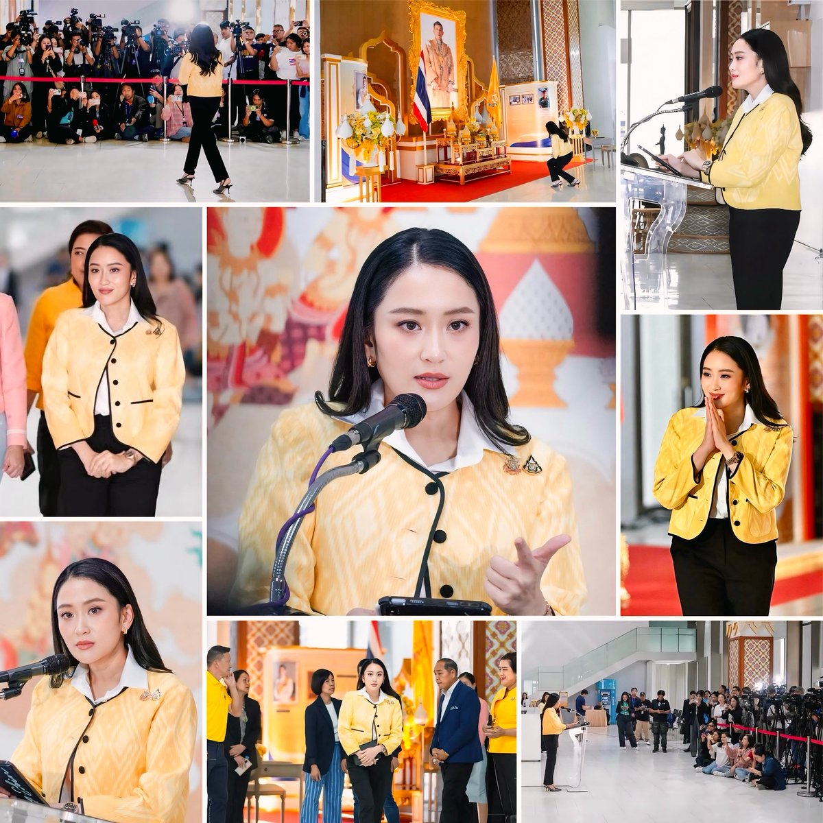 payunerng's tweet image. ขออนุญาตแชร์: PM Photo Recap 📸 - ภาพบางส่วนจากการแถลงข่าวเมื่อวานนี้ของท่านนายกฯ @ingshin กรณีเกี่ยวกับการปราบปรามแก๊งคอลเซนเตอร์และข้อพิพาทกับกัมพูชา ณ กระทรวงวัฒนธรรมครับ #รัฐบาลแพทองธาร #นายกแพทองธาร #เพื่อไทย #กระทรวงวัฒนธรรม #PMIngRecap #IngxPM31