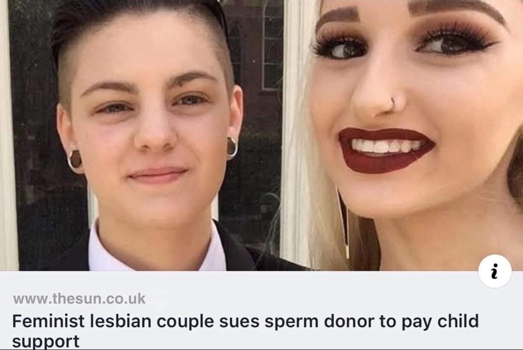 Una coppia (pseudo)mamme femministe LGBT britanniche fa causa al "donatore" per ottenere l'assegno di mantenimento per il figlio.
Eh già, perchè il maschio non serve a nulla, almeno fino a quando non arriva il conto. 
Il papà bancomat è molto gradito dalla sinistra delle