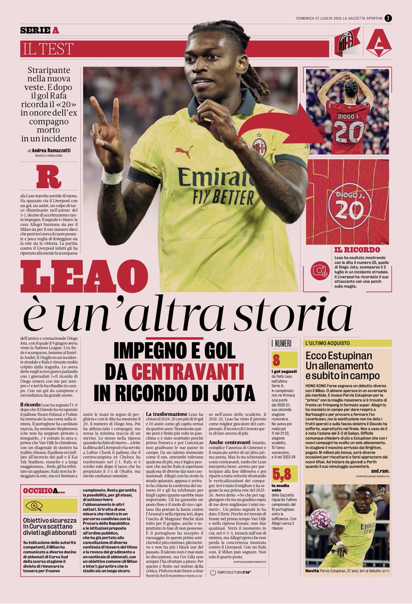 ACMilanInside_'s tweet image. LEAO è un&apos;altra storia