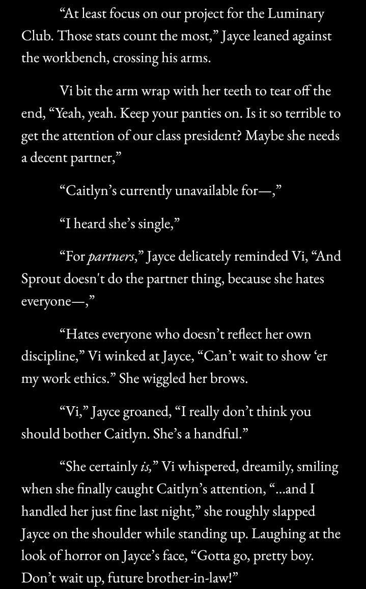 CourtPHX's tweet image. 2XKO Vi eyeing God Weapon Academy class president, Ms Caitlyn Kiramman.