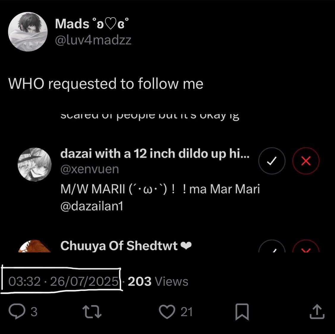 AlhaithamLuvzz's tweet image. Copycat. Cancel this hoe