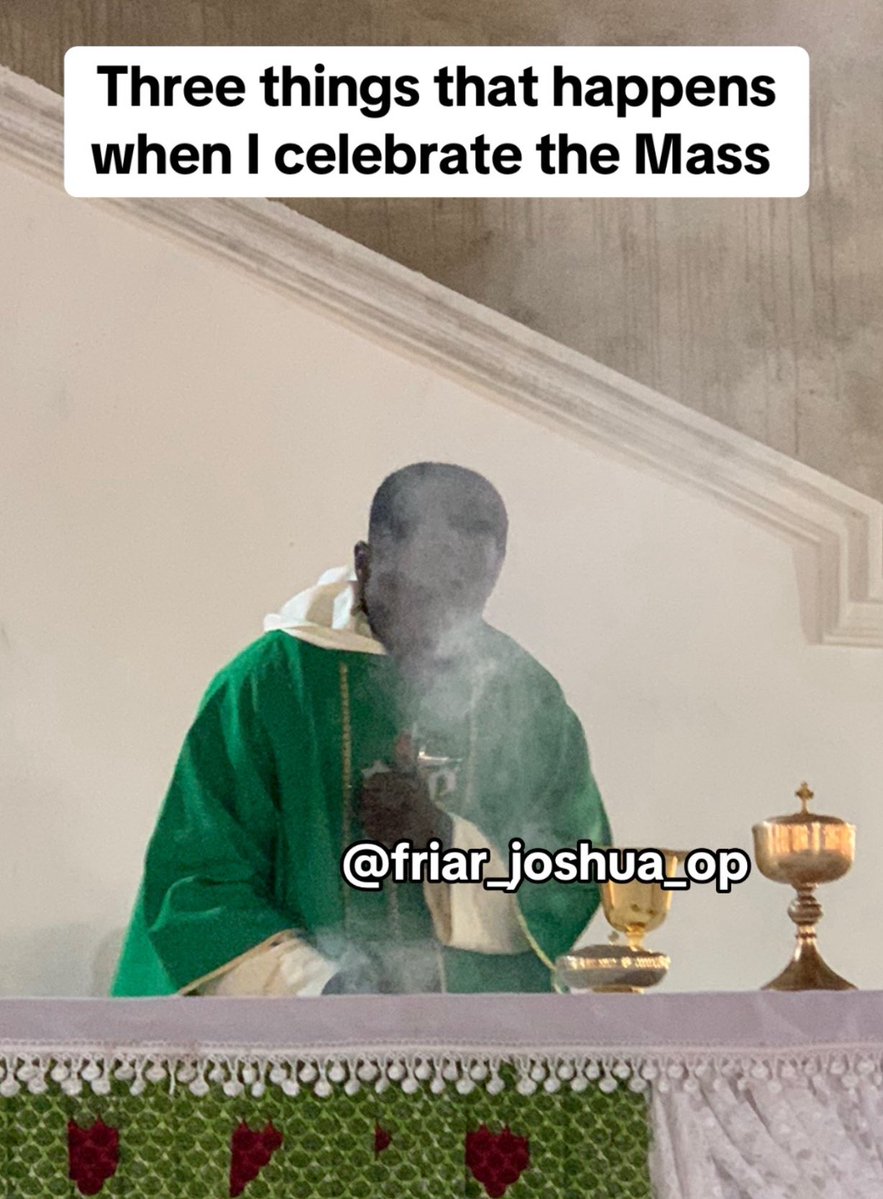 FriarJ's tweet image. Three things that happen when I celebrate the Holy Mass
#Catholic #CatholicChurch #CatholicTwitter #CatholicX