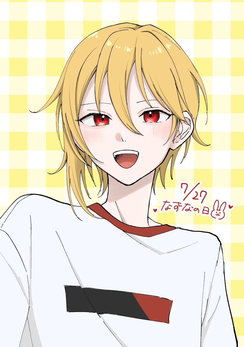 excellent__luck's tweet image. #7月27日はなずなの日 #なずなの日 🐰💛