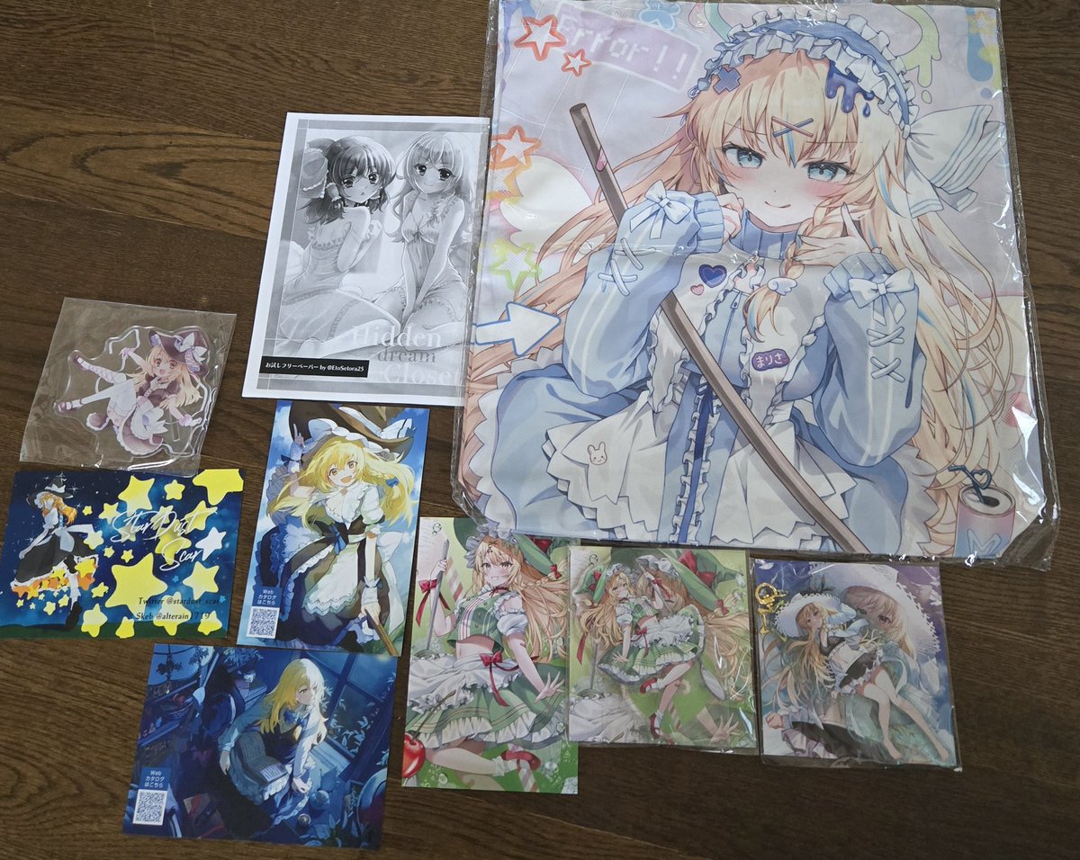 jbtLqY3Ufcww6r4's tweet image. お待たせしました😊❤
きのうの魔理沙オンリーの
戦利品です!
いろいろ買いました😆
お金すべて使ってしまいました😅
いろんな魔理沙さんがいて
幸せです🌟🌟
次回の魔理沙オンリーも
何もなければ参加予定です😊
当日フォローしていただいた
皆さんありがとうございます😊
#星の海の沙に
#ミンイッツ