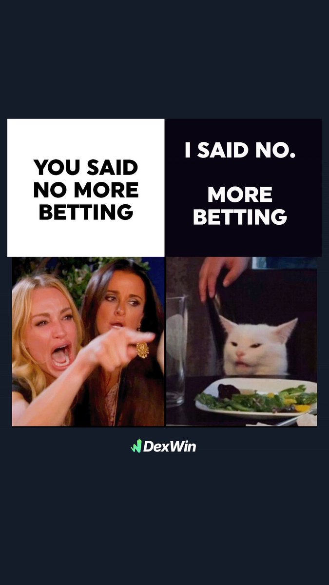 DexWin_Sports's tweet image. We said no. More betting 👀