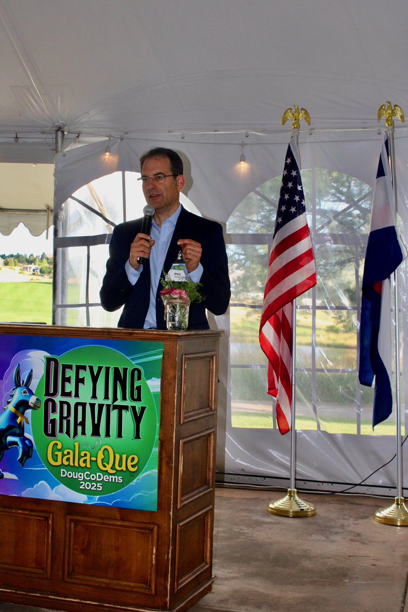 pweiser's tweet image. A great series of events this afternoon, joining Bishop Ade Ajala for his birthday party, the Douglas County Dems dinner, and the Fields Wolf Memorial Fund annual Gala.