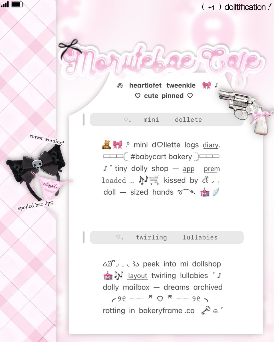 Iolitoa's tweet photo. ⠀⠀
⠀ help repost? thank you! ♡ #zonauang 

⠀﹙ +1 ﹚dolltification .ᐟ heart — bell 's
⠀🎀🧷 hemllo ♡ aku bawa ready stock 
⠀pinned cute only https://t.co/hD3eU9Ohvc / each 👼🏻 𝅄 ྀི
⠀⠀⠀go — grab — it — fast  🏩🖥️ ⠀ׂ𝄞ִ𓈒⠀
⠀⠀
⠀⠀ https://t.co/p42yTGPic3