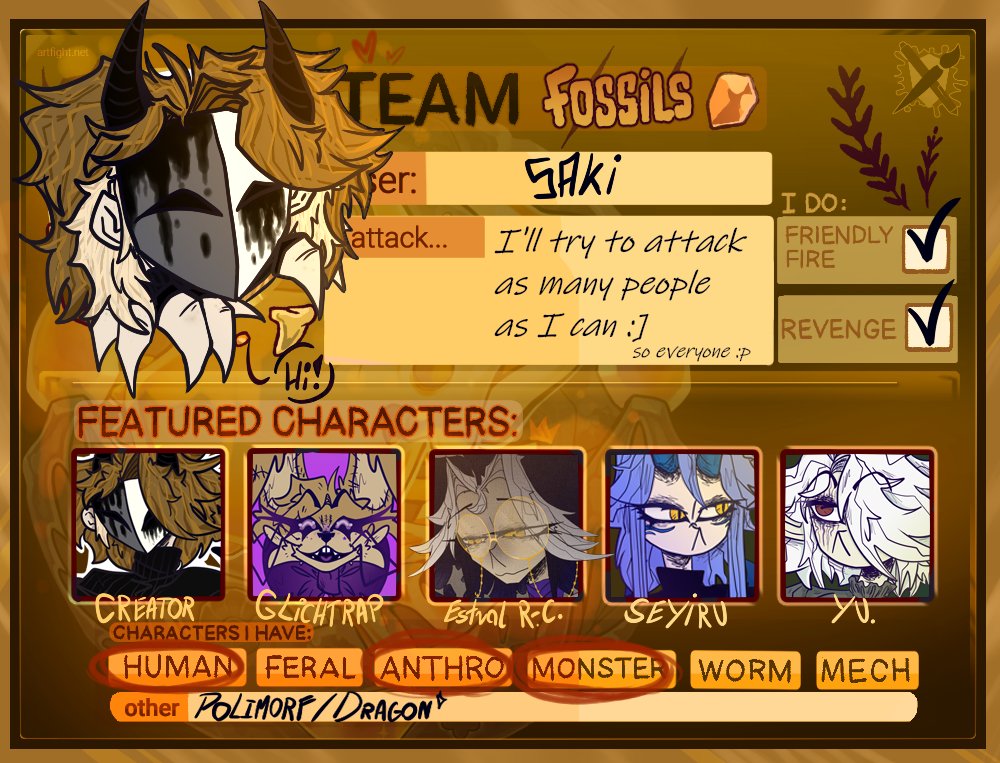 1SAKIHOT1's tweet photo. ARTFIGHT!!✨✨✨🍷
Art Fight - SAKIŚ's Profile https://t.co/r4PvW6Q8qR

#artfight2025 #artfightteamfossils #artfightcard #fossils #orginalcharacters #FNAF https://t.co/0mcErdyPDS