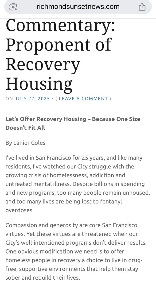 DrugFreeSidewlk's tweet image. We were advocating for drug-free housing before the #executiveorder from @realDonaldTrump came out this week. It’s time for Sacramento to reform California’s #housingfirst laws. Check out our op-ed: bit.ly/4lNejFV