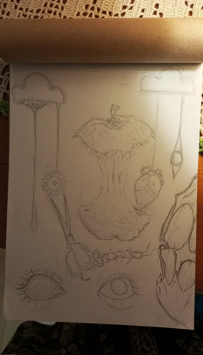 DeavonsHELL's tweet image. I need a real sketchbook help