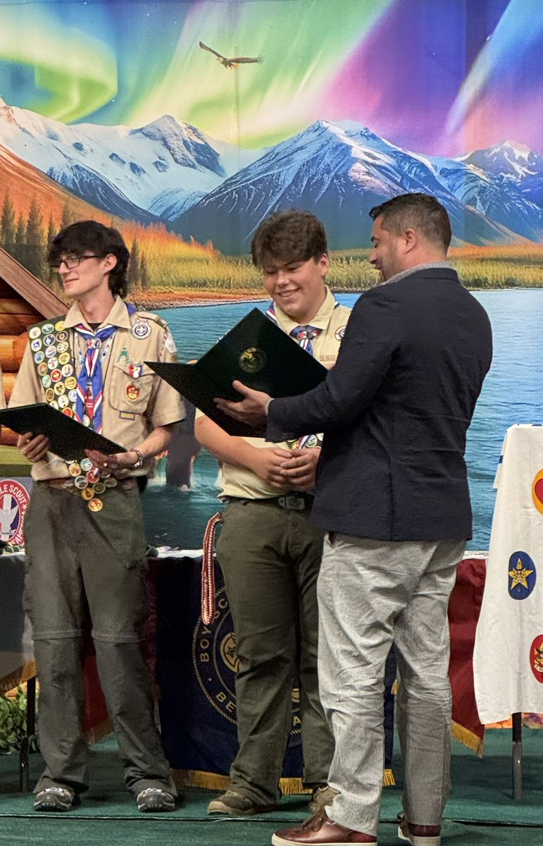 SenRobinsonPA's tweet image. Much to celebrate in Moon! Five members of Troop 198 recently earned Eagle Scout, the highest advancement in @boyscouts -Scouting America. Congratulations to Aidan Wood, Brady Perdue, CJ Grilz, Garrett Rash, and Peter Smith. Continued success. Thank you!