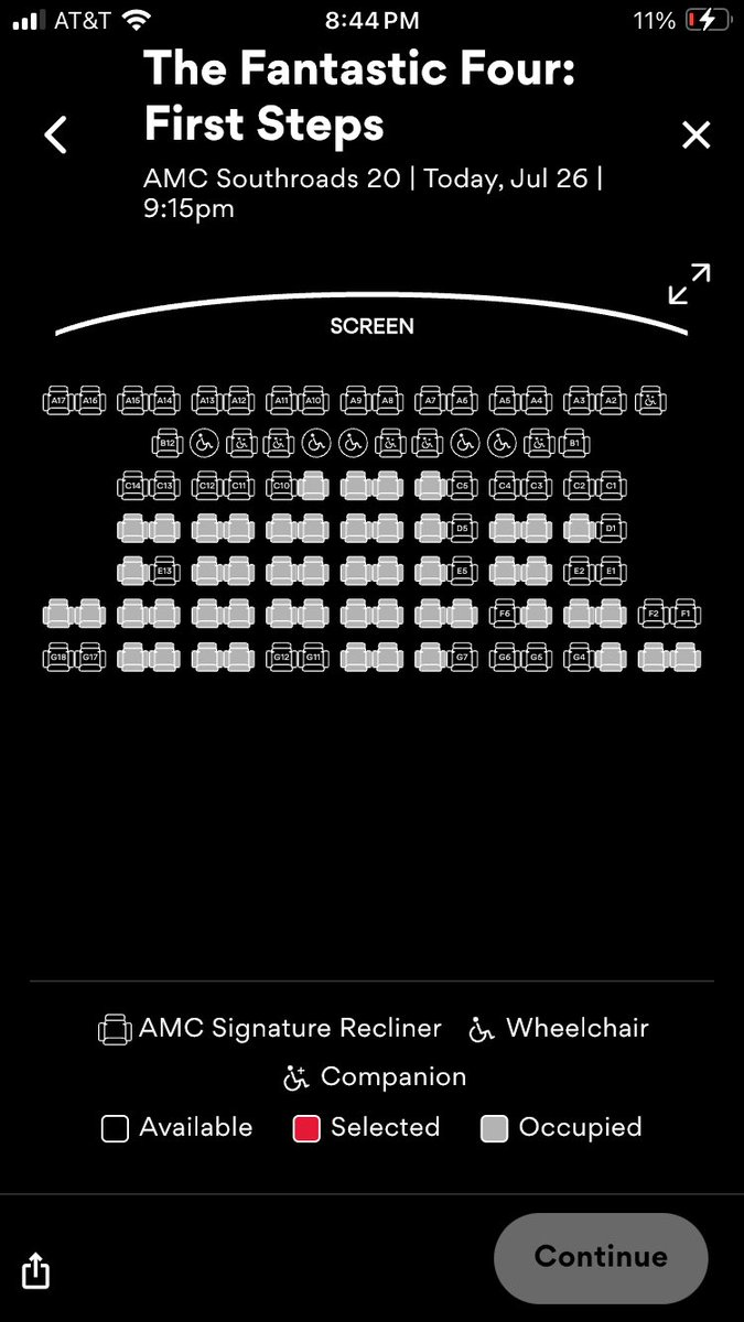 StevenM28021817's tweet image. Late night movies putting in work!
#atAMC $AMC
#F1TheMovie
#Superman
#FantasticFour