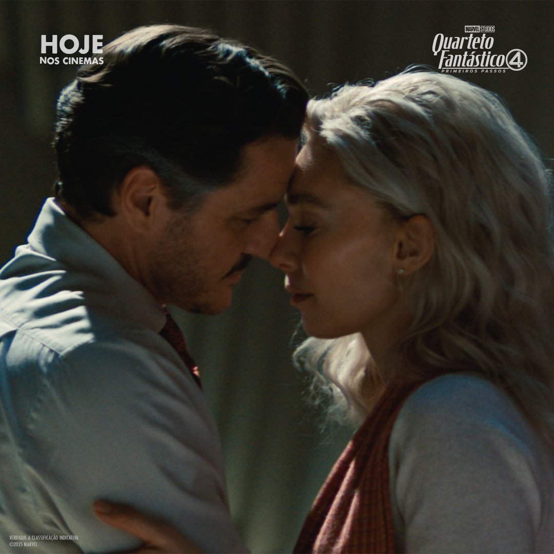 MarvelBR's tweet image. Sue &amp;amp; Reed, o casalzão do momento! ✨💙

#QuartetoFantástico: Primeiros Passos, hoje nos cinemas.
