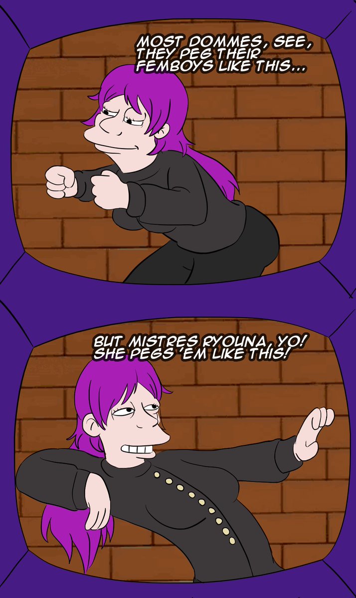 FerdsParrow's tweet image. It&apos;s true, it&apos;s true... we&apos;re so lame!
-other dommes across the US