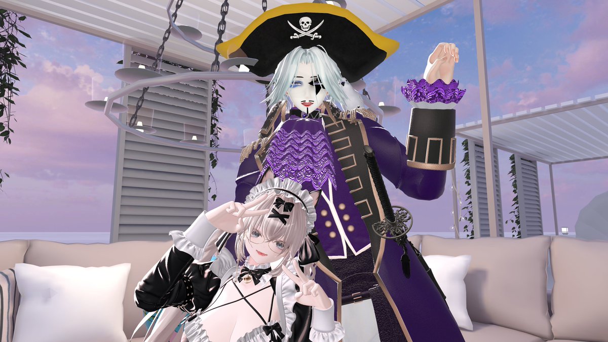 yea0sp's tweet image. 月禍さんと撮ったやつ