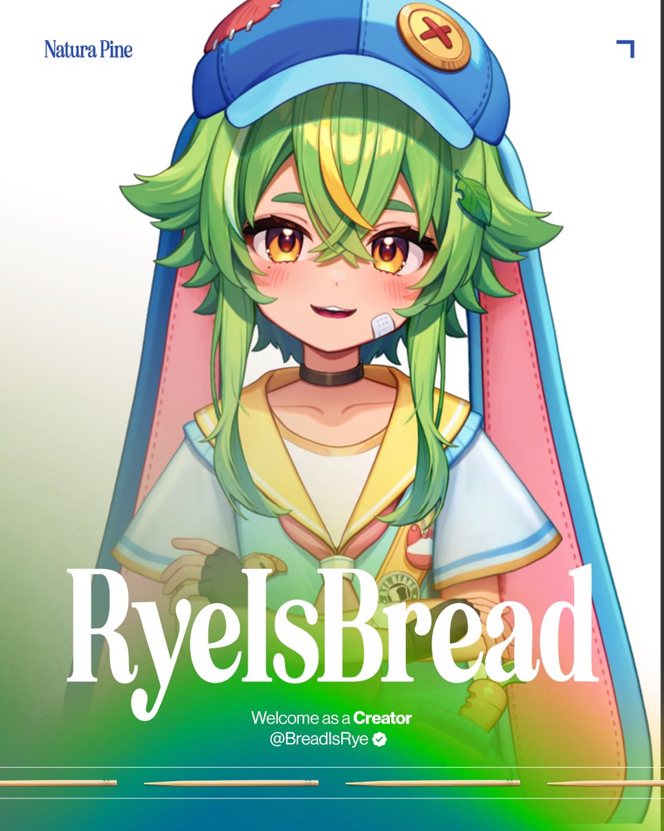 Say hello to our newest crumb commander 🐰🍞
Welcome <a href="/BreadIsRye/">🏕️ rye 🍞</a> as an Natura Pine Partnered Creator! 
 
🌲Scout up. Stay sharp. Chew clean.