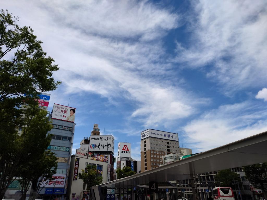 ToyPoodle439's tweet image. 今日は、電車で甲府に来てます。
暑いですね。