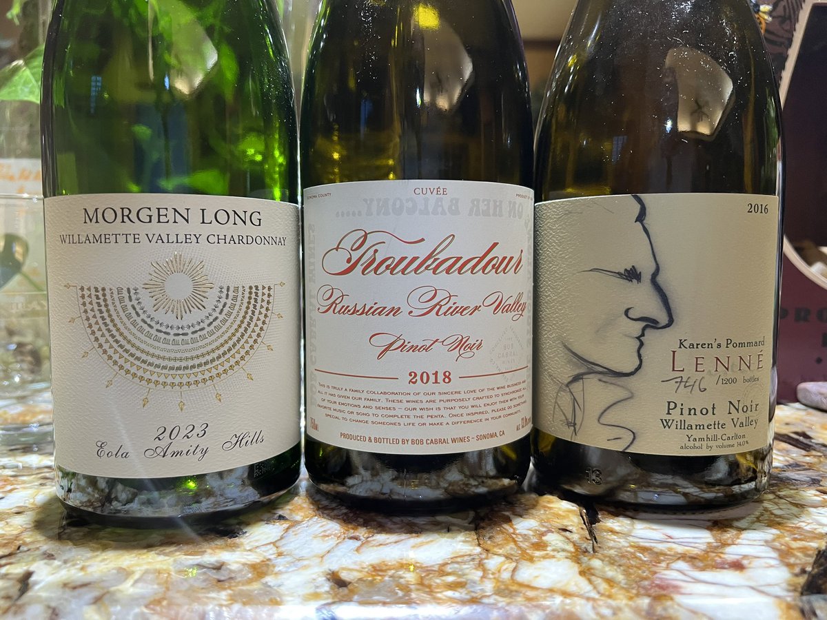 Saturday night lineup. We had fried chicken and green beans.