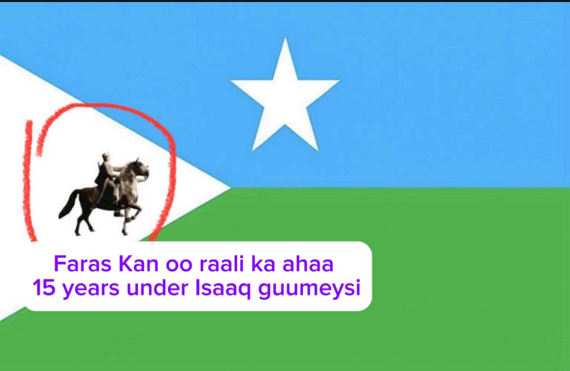NimcoE's tweet image. A Khaatumo that agrees to 15 years of Isaaq rule under the British Protectorate map isn’t a new Khaatumo — it’s just a rebranded Somalilander. This rubbish flag and ideology will end up in HARGAYSA.
GARAADADA that was Somalilander are still Somalilanders.