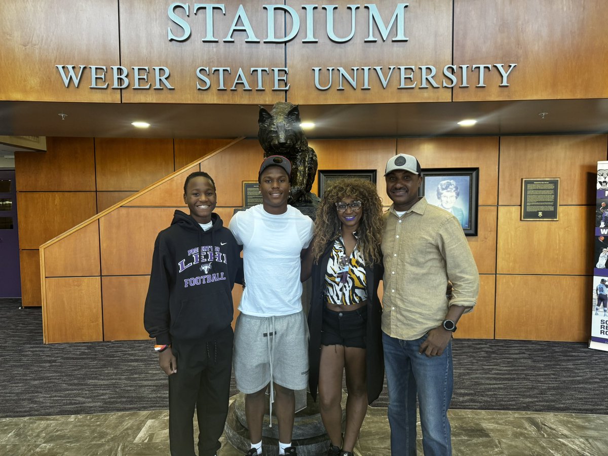 Devaughn_Eka's tweet image. Had an amazing unofficial visit at Weber State! Huge thanks to @Coach_Wright23 for having us. Really enjoyed touring the facilities and getting a feel for their football program.
@mmental7
@weberstatefb
#WeAreWeber #GoWildcats 🏈