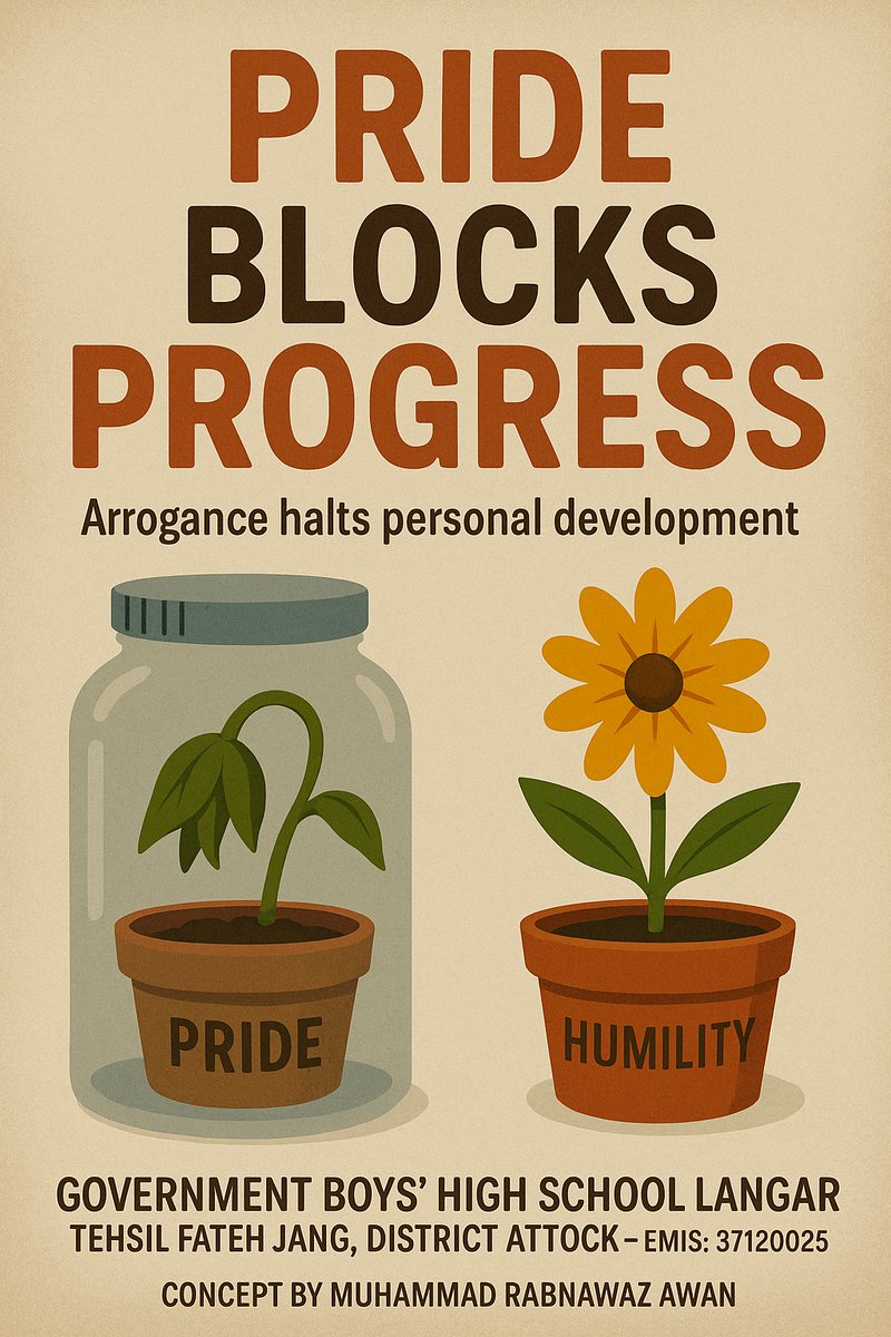 rabnawazminhaj's tweet image. Success is sweetest when carried with humility. Grades fade, but character endures. Let’s raise learners who build bridges, not egos.
#HumilityOverEgo #BeyondReportCards #CharacterOverMarks