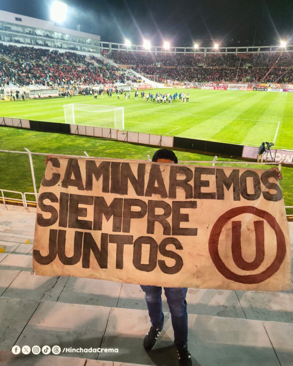 hinchadacrema's tweet image. 𝗔 𝗱𝗼𝗻𝗱𝗲 𝘃𝗮𝘆𝗮𝘀 𝘁𝗲 𝘀𝗶𝗴𝗼, 𝗰𝗮𝗺𝗽𝗲𝗼́𝗻.