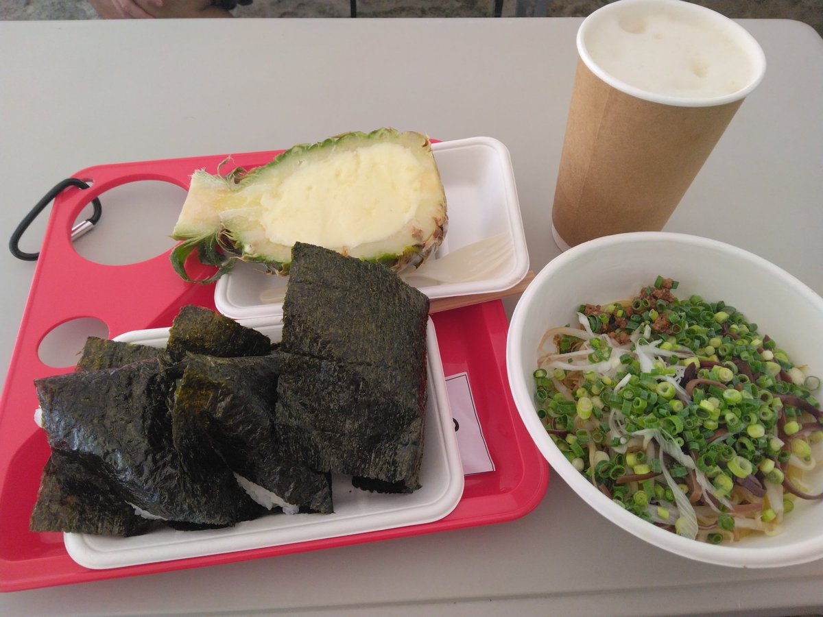 3日目の朝はたくさん食べる！（3人分です）