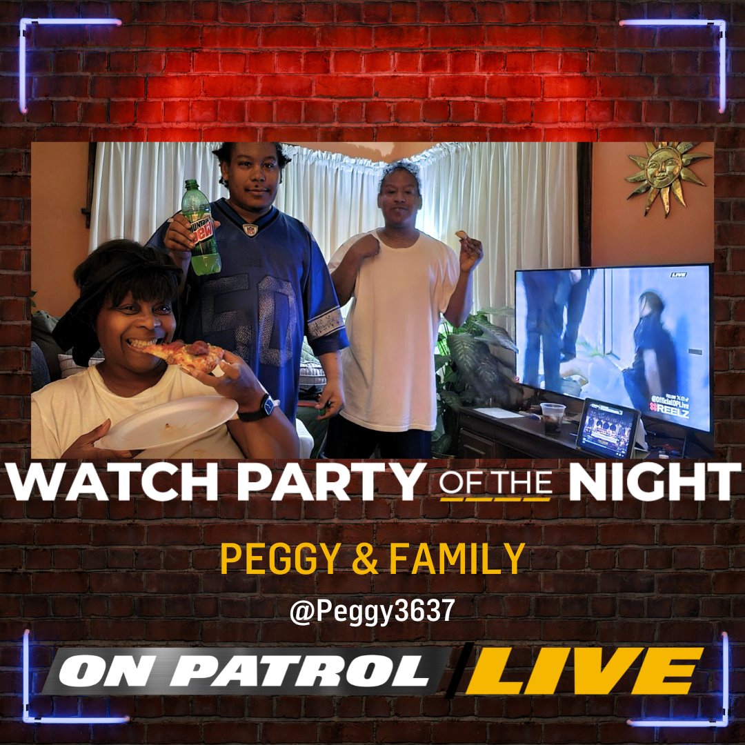 OfficialOPLive's tweet photo. Congratulations @Peggy3637, you and your family are tonight's #OPLive #WatchPartyoftheNight! #REELZ #OPNation https://t.co/7d74JpIF4a