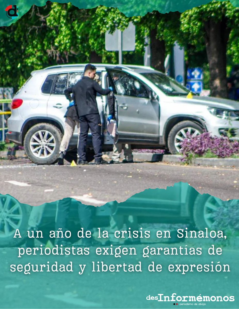 Desinformemonos's tweet image. #Sinaloa ✊| Más de 70 periodistas y más de 20 organizaciones, colectivos y activistas de todo el país firmaron un pronunciamiento para exigir al Estado protección real ante la violencia que persiste en Sinaloa. buff.ly/V7ABkZa