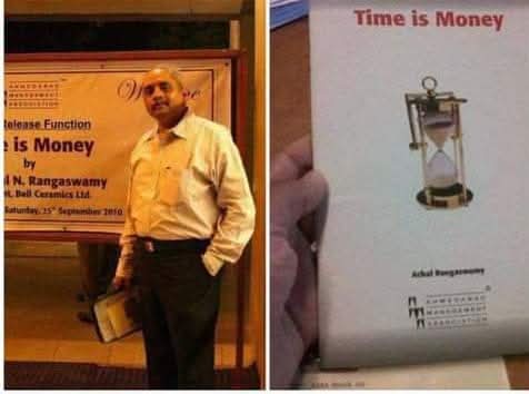 He signed my yet-to-be-released book Time is Money, blessed me even while we flew from Delhi to Ahmedabad, made me sit next to him on the flight as we took off from Delhi. 
 Simple, great man, an inspiration. 
Rest in Peace sir, #DrAPJAbdulKALAM. You are my hero.
-2015 archives