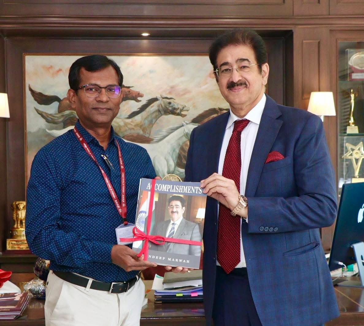 Shri K.K. Nirala, IAS, Joint Secretary, Ministry of Information &amp; Broadcasting, Government of India, visited Marwah Studios to engage in discussions on the growth and future of India’s Media &amp; Entertainment Industry.
