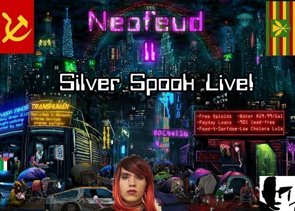 SilverSpookGuy's tweet image. Silver Spook Live - State of Our DystopianGame / Present! twitch.tv/silverspook #indiedev #indiegame #indiegamedev #gamedev