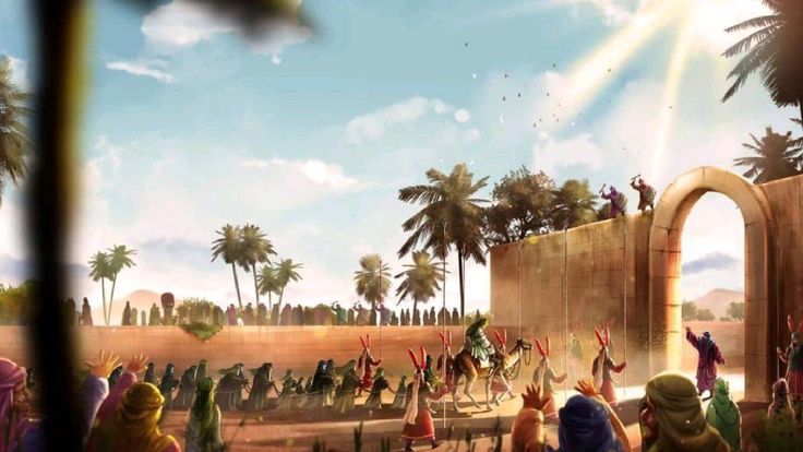 Today's first of safar the caravan of captives of Karbala arrived in Damascus alongside with the head of the martyrs, the crowd welcomed them by throwing stones.