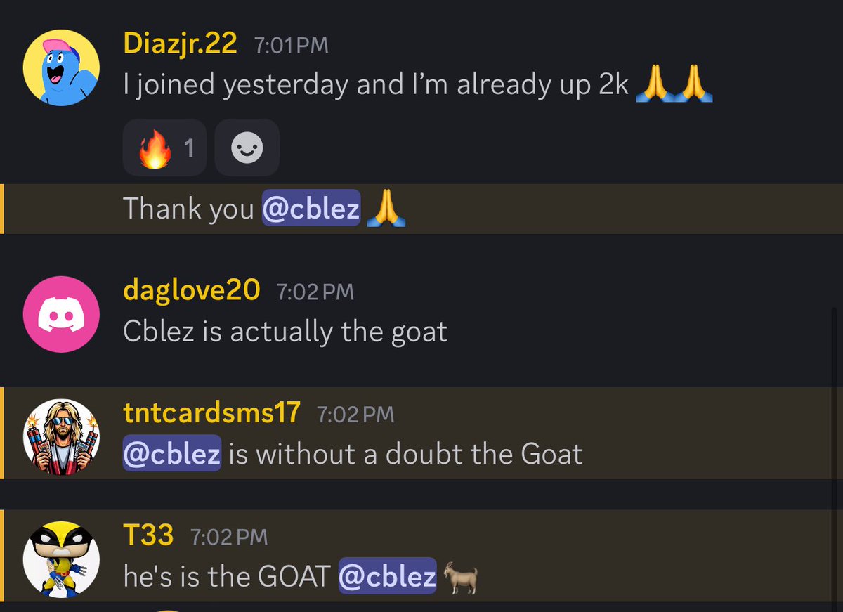 blezbets's tweet image. Discord is making unlimited money this baseball season.  I have the best sports betting community in the world ❤️